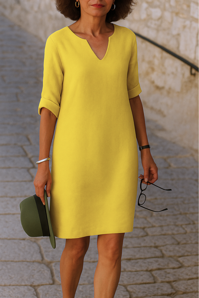 Alison | Timelessly Elegant V-neck dress