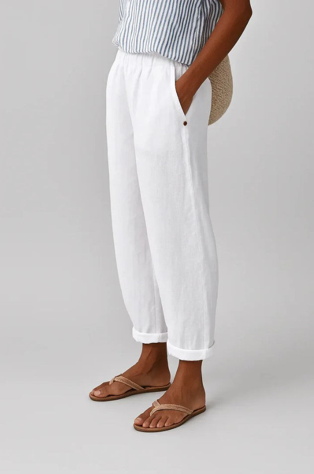 Clara | Timeless Linen-Cotton Trousers
