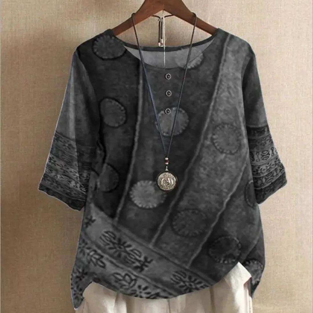 Elodie - Vintage Bohemian Top